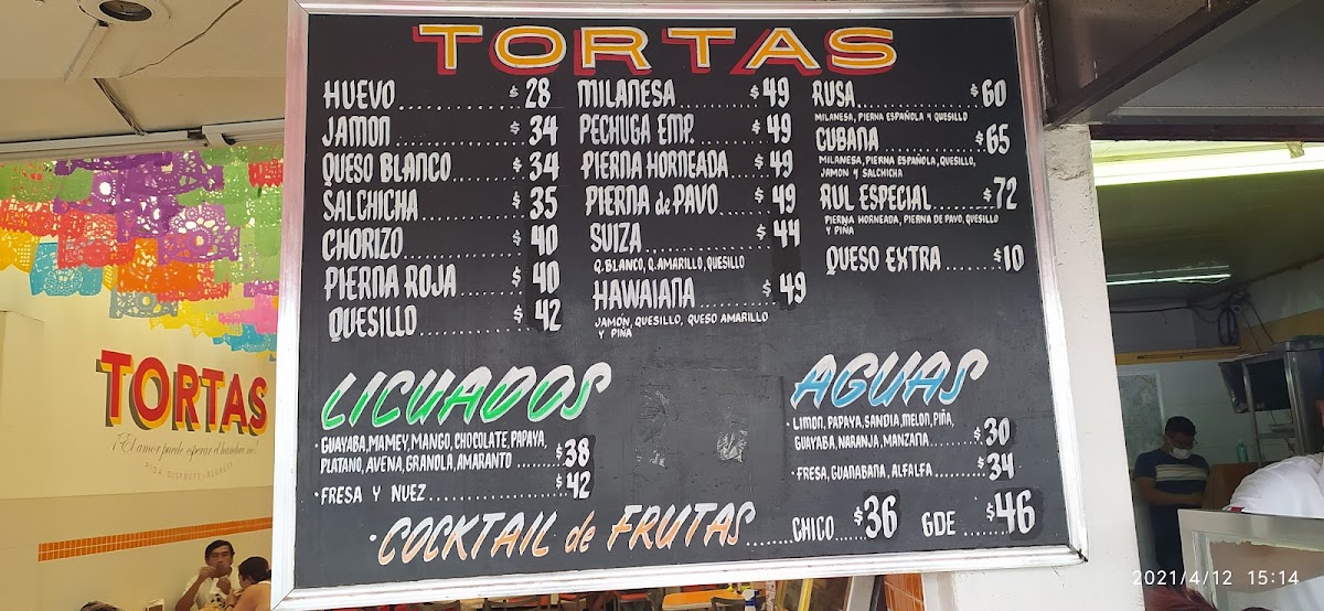 Tortas Rul Menu - Image 4